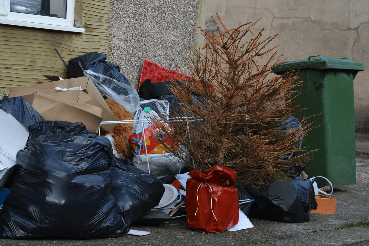 christmas rubbish